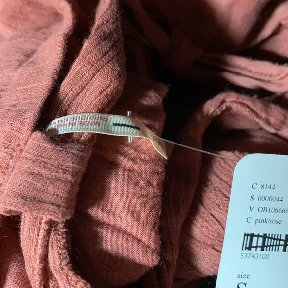 NWT Free People size Small Island Angel top cotton - Picture 7 of 8